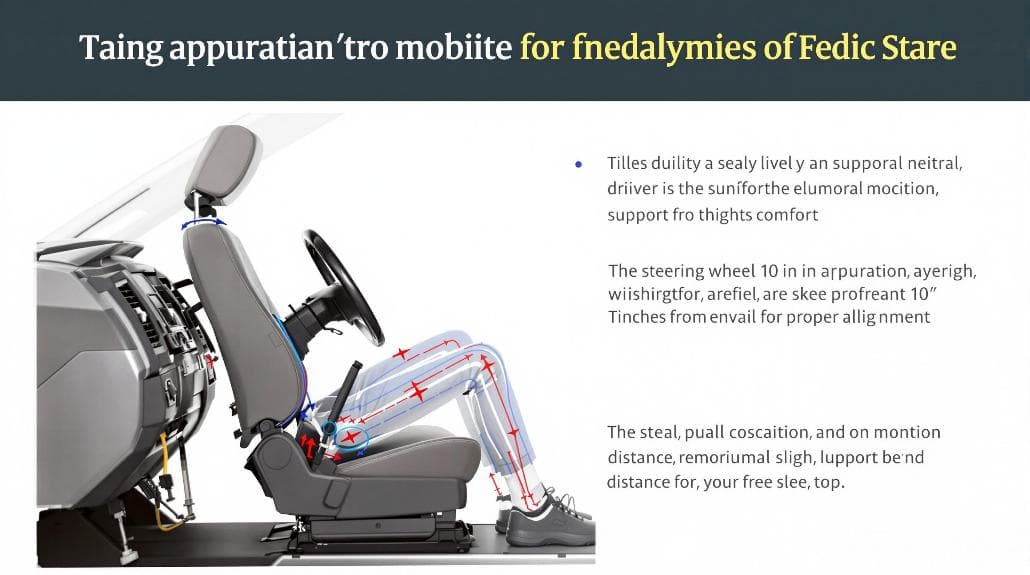 knee friendly vehicle adjustments